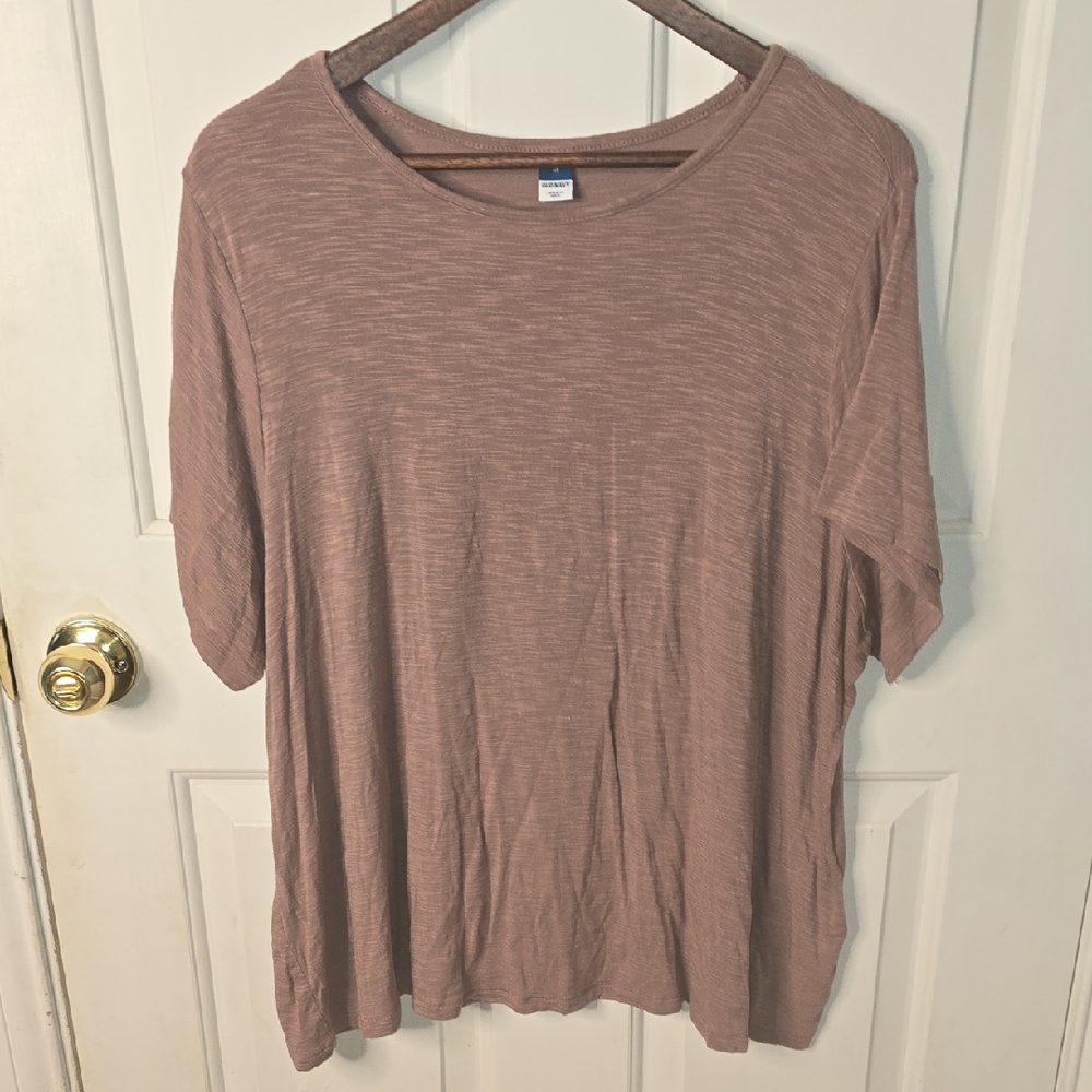 Old Navy Women's Dusty Pink Short Sleeve Top